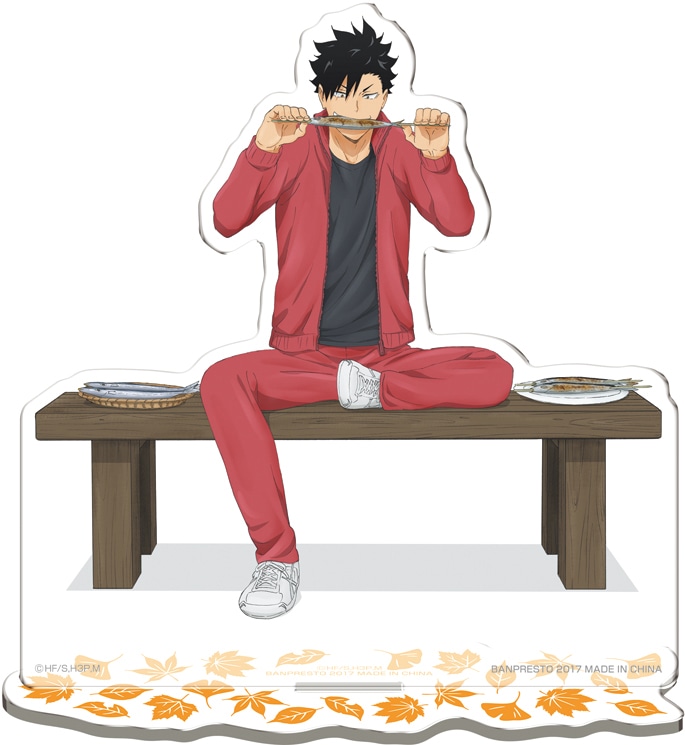 L賞のアクリルスタンド（黒尾）。