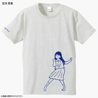 「アイドルネッサンス×西村ツチカ ソロTシャツ＆ステッカー」のTシャツ。