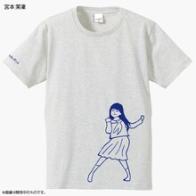 「アイドルネッサンス×西村ツチカ ソロTシャツ＆ステッカー」のTシャツ。