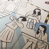 「アイドルネッサンス×西村ツチカ アートキャンバス」