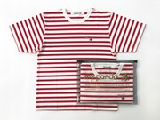 my pandaとコラボしたポーチ付きカットソー。