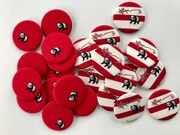 my pandaとコラボしたバッジ。