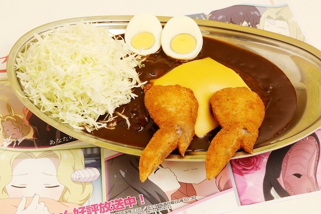 ゴーゴーカレー秋葉原中央通店、ゴーゴーカレー秋葉原1号店で提供される「姫乃の『こんなの食べたらまた太っちゃう～！』カレー」。