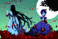 「かみつき学園」扉ページイラスト。