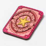 さくらカードをモチーフにしたパスケース。