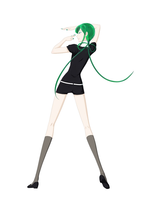 ジェードのキャラクタービジュアル。