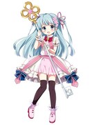 原悠衣イラストによるオリジナルキャラクター・クレア。