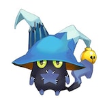 きゆづきさとこイラストに下っ端モンスター・クロモン。