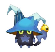 きゆづきさとこイラストに下っ端モンスター・クロモン。