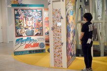 「荒木飛呂彦原画展 ジョジョ展 in S市杜王町 2017」会場の様子。