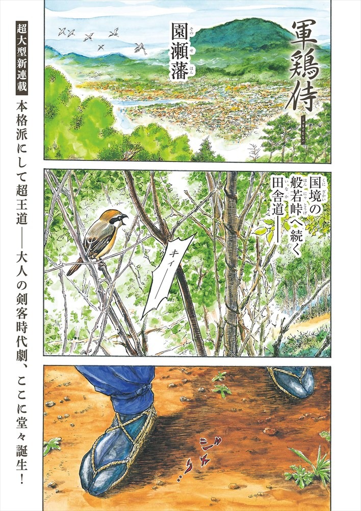 「軍鶏侍」より。