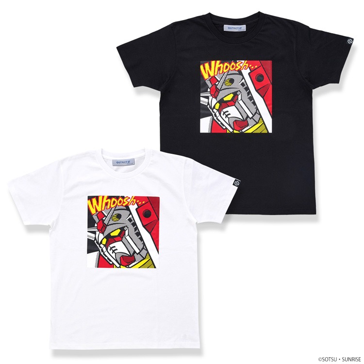 「機動戦士ガンダム POPアートTシャツ」のガンダム柄。
