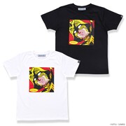 「機動戦士ガンダム POPアートTシャツ」のシャア柄。