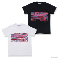 「機動戦士ガンダム エピソード柄Tシャツ」の「10話ガルマ散る！柄」。