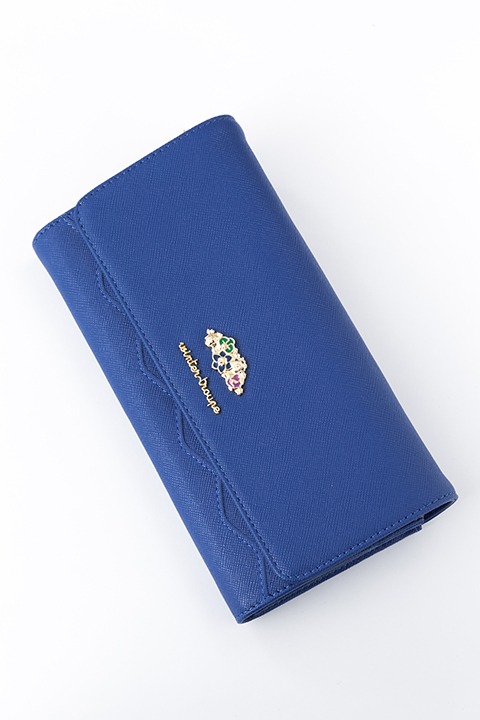 月岡紬モデルの長財布。