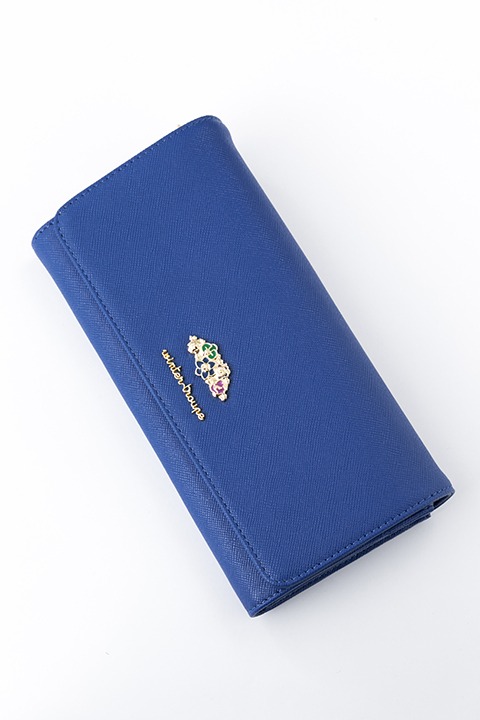 月岡紬モデルの長財布。