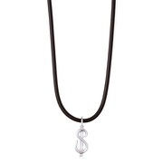 虹村億泰モデルのネックレス（革紐タイプ）。