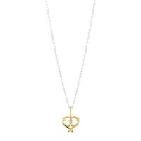 東⽅仗助モデルのネックレス（ハートマーク・チェーンタイプ）。