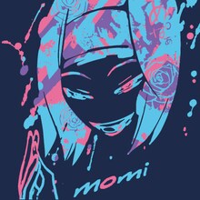 「弱虫ペダル」の岸神小鞠をモチーフにしたTシャツ。