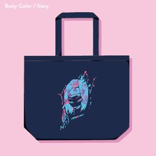 「弱虫ペダル」の岸神小鞠をモチーフにしたトートバッグ。