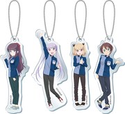 ローソン神田明神店で販売されるクリアキーホルダー4個セット。※画像はイメージ