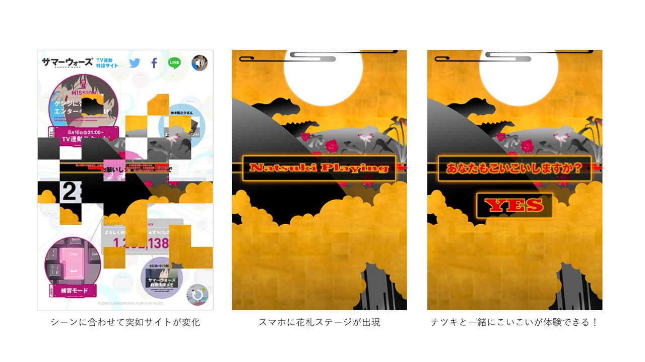 「本番モード」のイメージ。