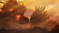 「GODZILLA 怪獣惑星」の場面写真。