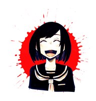 各務浩章「くにはちぶ」イラスト。