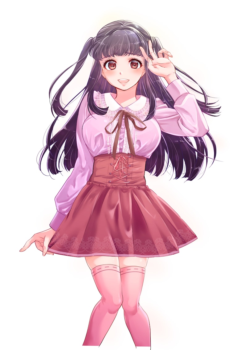 荒木宰「オタサーの姫殺人事件」イラスト。