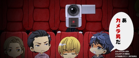 「HiGH&LOW g-sword」と「NO MORE映画泥棒」のコラボレーションCMより。