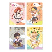 魔法陣グルグルカフェ クリアファイル(ニケ・ククリ・キタキタおやじ・レイド)