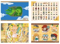 来店特典の「オリジナルランチョンマット（全4種）」。