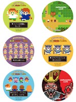 ドリンク注文特典の「オリジナルコースター（全6種）」。