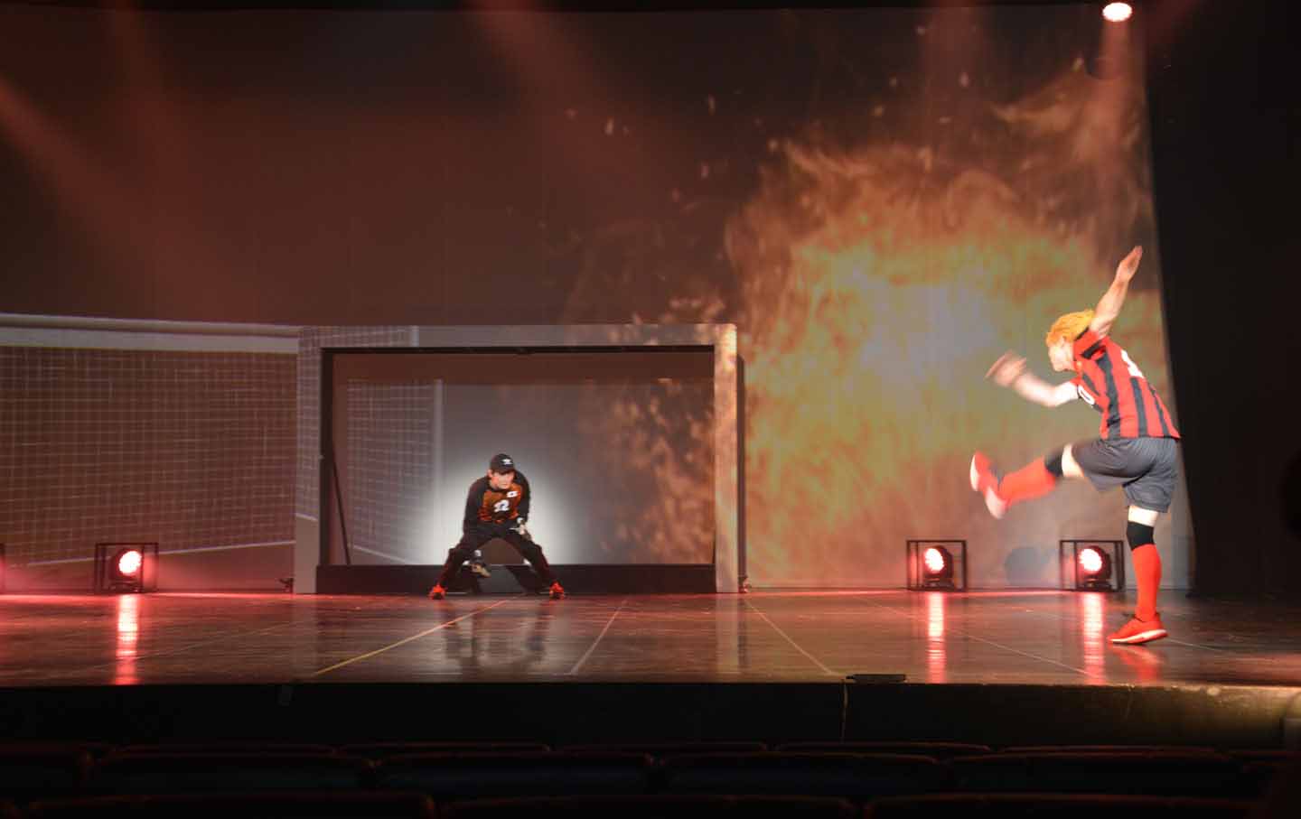 「超体感ステージ『キャプテン翼』」公開ゲネプロより。