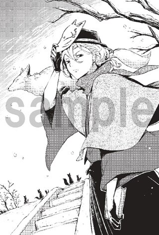 スタンプラリー前期で配布されるポストカード。