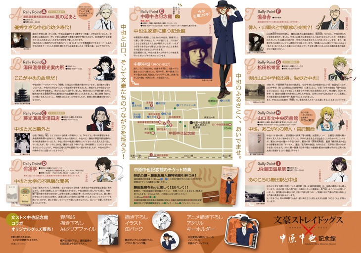 スタンプラリー用紙の裏面。