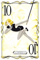 アニメイトで配布されるイエローダイヤモンドのカード。