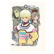 「電影少女」の複製原画。(c)桂正和／集英社