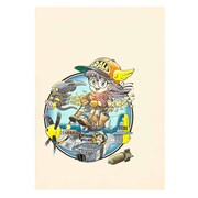 「Dr.スランプ」の複製原画。(c)鳥山明／集英社