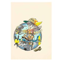 「Dr.スランプ」の複製原画。(c)鳥山明／集英社