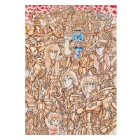 「聖闘士星矢」の複製原画。(c)車田正美／集英社