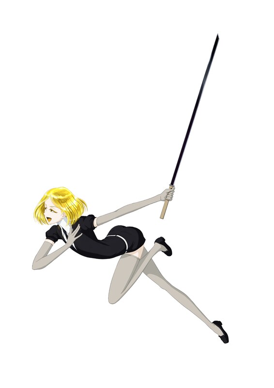 イエローダイヤモンドのキャラクタービジュアル。