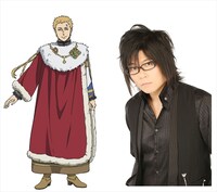 ユリウス・ノヴァクロノ役を演じる森川智之。