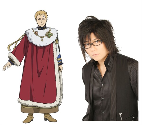 ユリウス・ノヴァクロノ役を演じる森川智之。