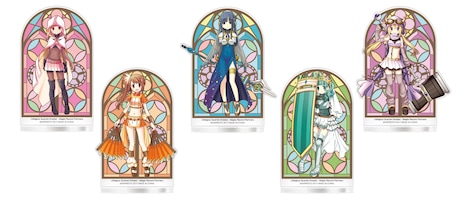 F賞のアクリルスタンド一覧。好きな種類を選べる。