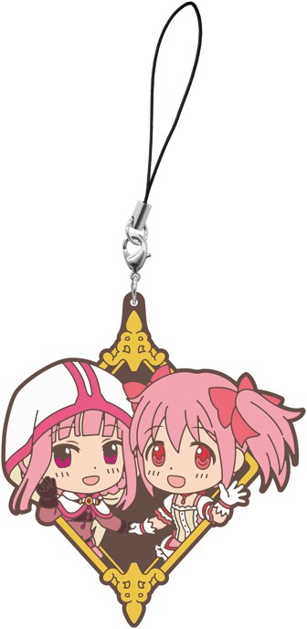 G賞 ラバーストラップ（環いろは＆鹿目まどか）