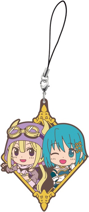 G賞 ラバーストラップ（深月フェリシア＆美樹さやか）