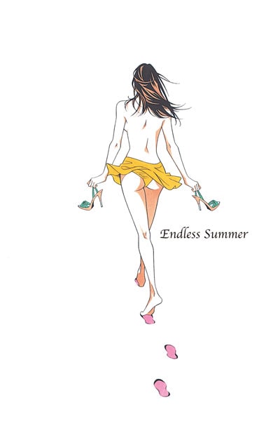 「上條淳士 原画展『SEX ～Endless Summer～ 後夜祭』」ビジュアル。