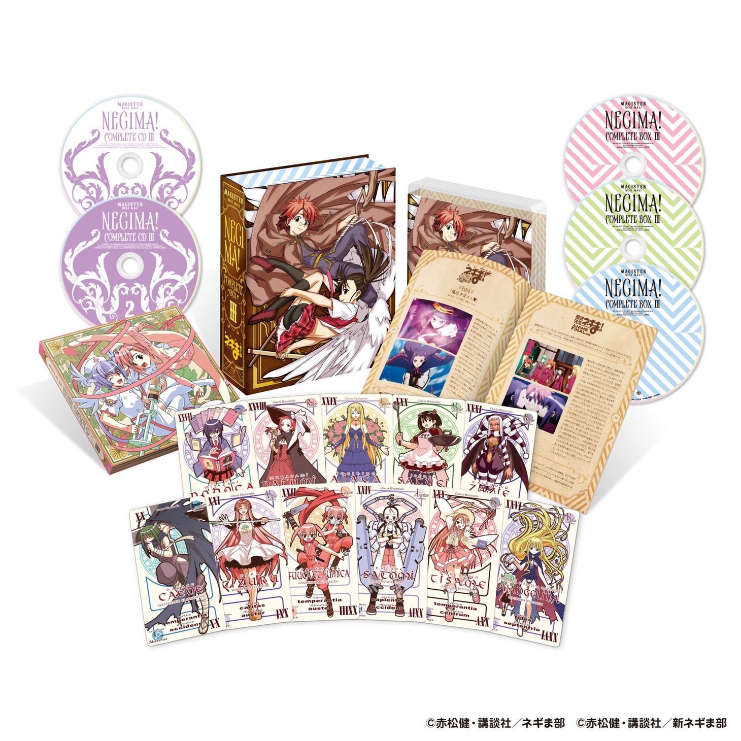 「魔法先生ネギま！コンプリート BOX III」展開図