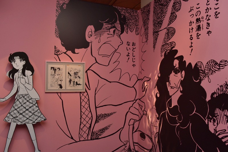 「連載40周年記念 ガラスの仮面展」より。